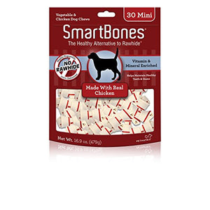 SmartBones Rawhide-Free Dog Chews, Mini, Made With Real Chicken - SBC-02690