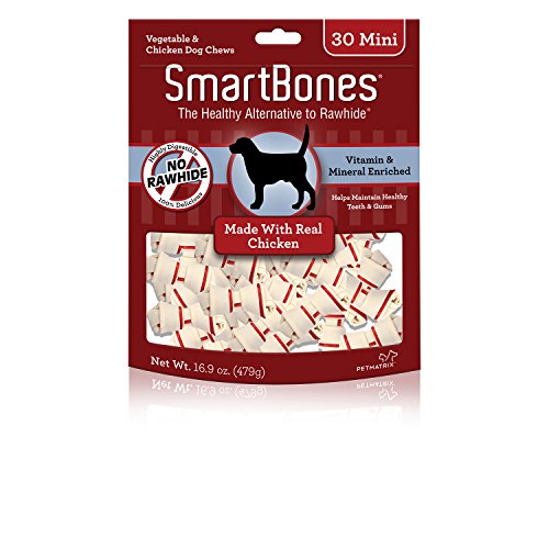 SmartBones Rawhide-Free Dog Chews, Mini, Made With Real Chicken - SBC-02690