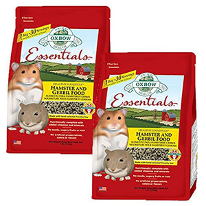 Oxbow Animal Health Hamster and Gerbil Fortified Food, 2-Pound