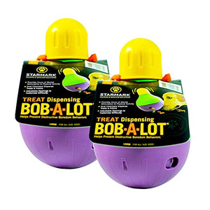 StarMark Bob-A-Lot Interactive Dog Toy (2 Pack)