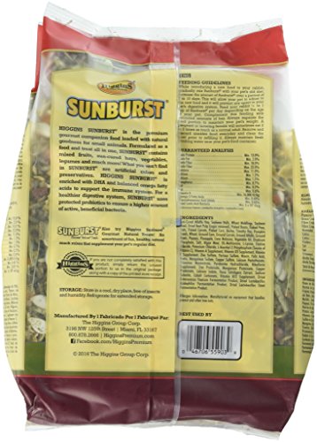 Higgins Sunburst Gourmet Food Mix for Rabbits Net WT 3LB (1.31KG)
