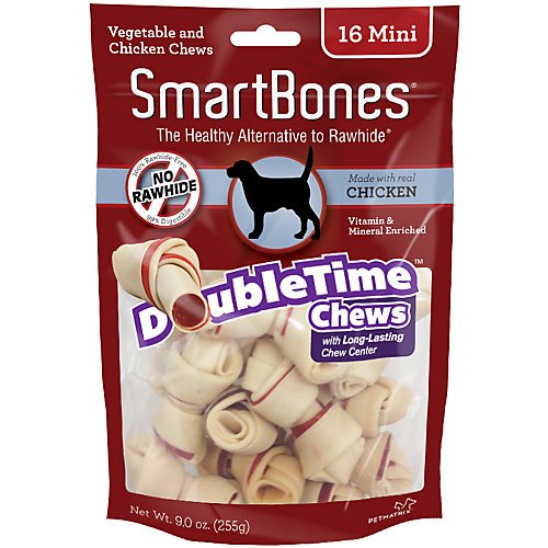 SmartBones DoubleTime Dog Chew Bones Chicken Med