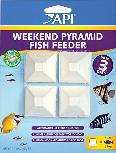 API 3-Day Pyramid Automatic Fish Feeder, 8-Pack
