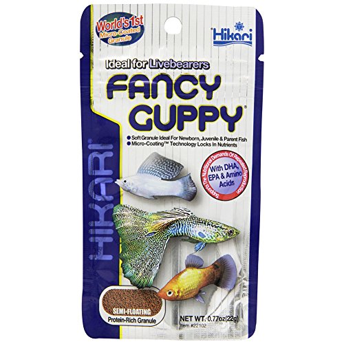 Hikari Usa Tropical Fancy Guppy for Pet Health, Fish Food 1.54oz