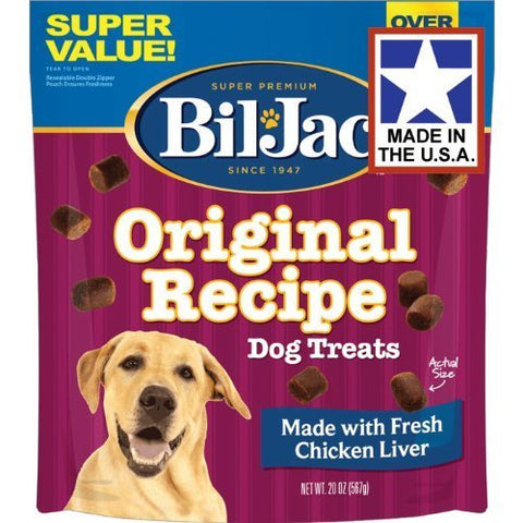 (3 Pack) Bil Jac Liver Dog Treats, 20 Ounces Each
