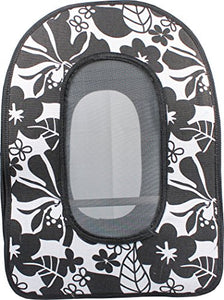 A&E CAGE COMPANY 001374 Black Happy Beaks Soft Sided Bird Travel Carrier, 13.5 x 9 x 18.5