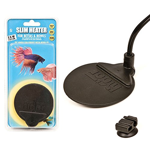 Hydor 7.5w Slim Heater for Bettas and Bowls, 2 to 5 gal