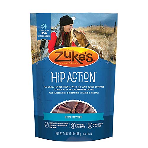 Zukes, Hip Action, Dog Treats, Economy Variety 3Pack (1 Pound of Each Flavor)
