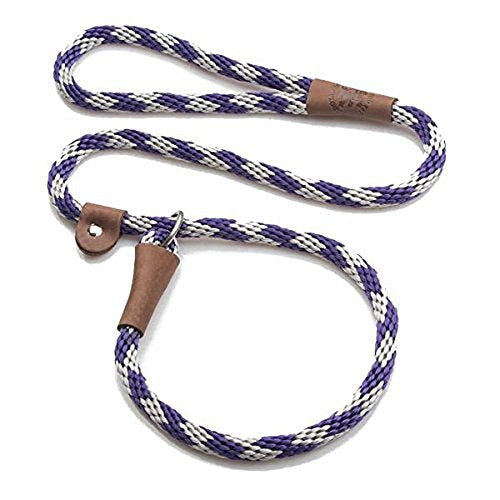 Mendota Slip Lead 1/2" X 6' Diamond - Amethyst - Purple/Silver