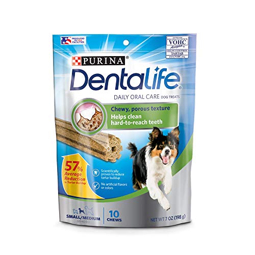 Purina DentaLife Daily Oral Care Small/Medium Dog Treats, 10 count