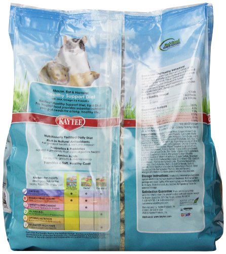 Kaytee Forti Diet Pro Health Small Animal Food for Mice and Rats, 5-Pound