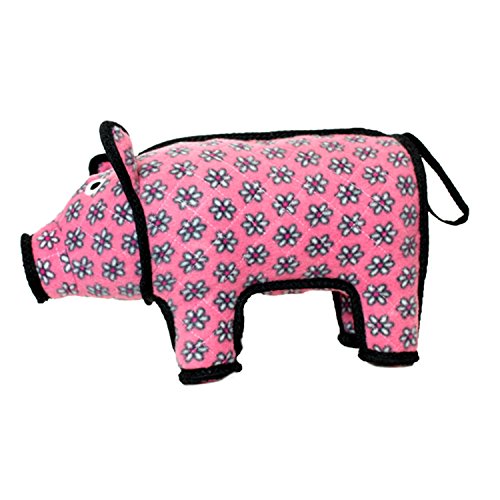 TUFFY Barnyard Animal Pig, Durable Dog Toy, Large