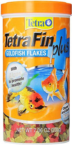 TetraFin Plus Goldfish Flakes with Algae Cleaner Water Formula