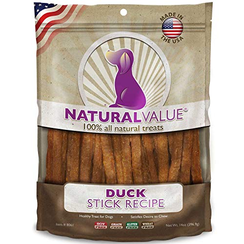 Loving Pets Natural Value All Natural Soft Chew Duck Sticks For Dogs, 14-Ounce
