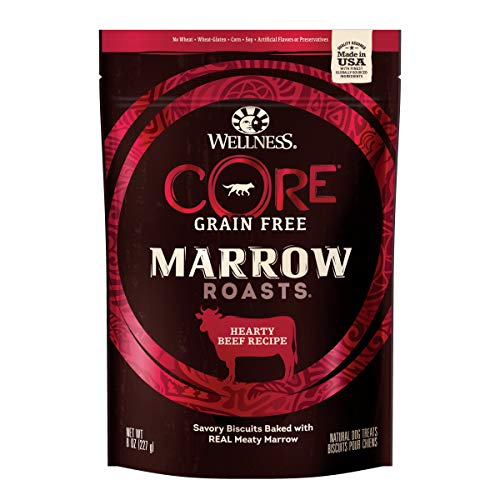 Wellness Core Marrow Roasts Natural Grain Free Dog Treats, 8-Ounce Bag