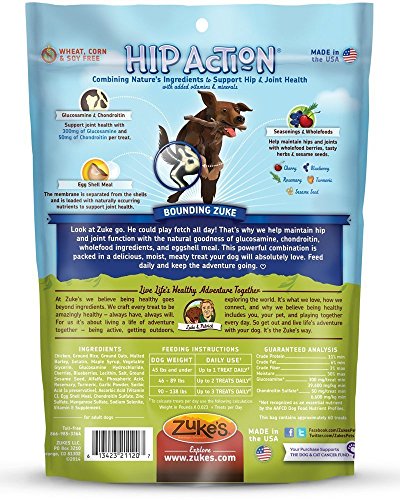 Zuke's hip clearance action dog treats