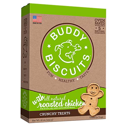 Buddy Biscuits Oven Baked Healthy Dog Treats, Crunchy, Whole Grain and Baked in the USA