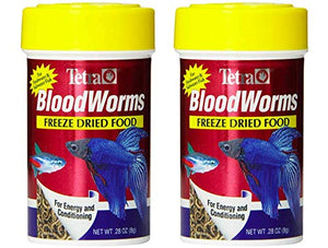 Tetra Blood Worms Freeze Dried Treat - Pack of 2