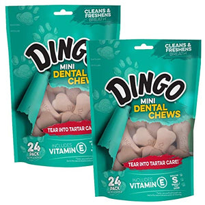 Dingo Mini Denta-Treats, 48-Pack