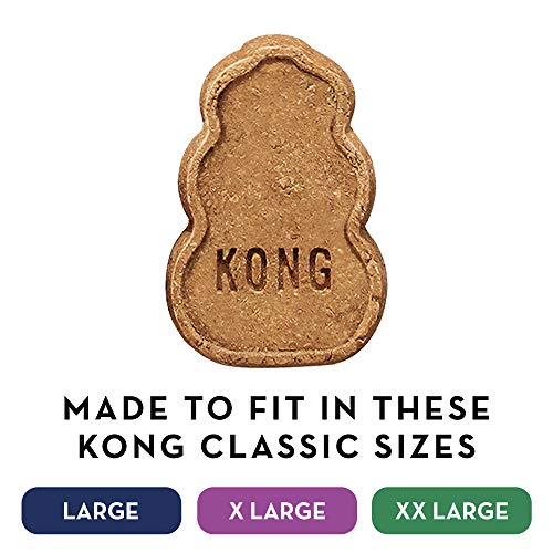 KONG - Snacks - All Natural Dog Treats - Bacon and Cheese Biscuits - Large