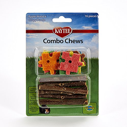 Kaytee Combo Chews, Apple Wood and Crispy Puzzle, 16 Pieces