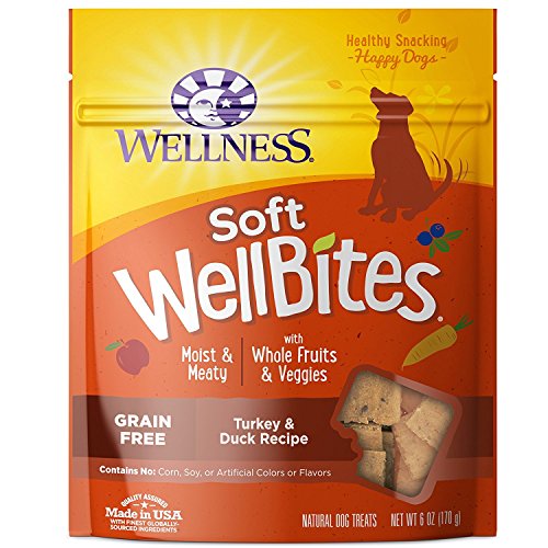 Wellness Natural WellBites Soft Dog Treats (Turkey & Duck, 12-Ounce)