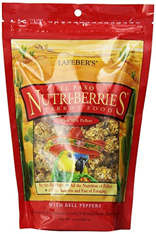 Lafeber Company Gourmet El Paso Nutri-Berries for Parrots, 10-Ounce