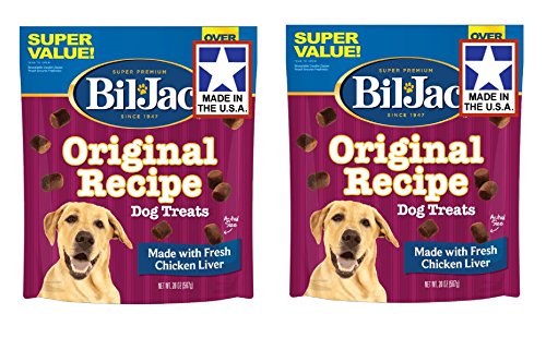 Bil-Jac Liver Dog Treats 2 Pack of 20 Ounce