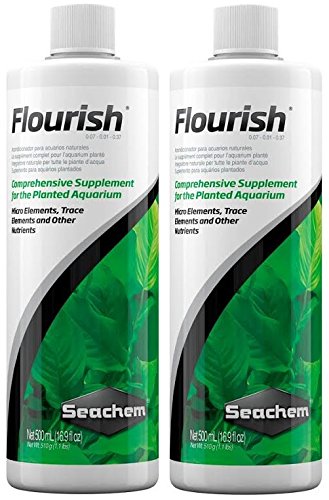 Seachem Flourish, 500 Milliliters each (2 Pack)