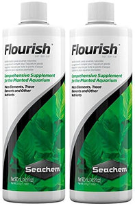 Seachem Flourish, 500 Milliliters each (2 Pack)
