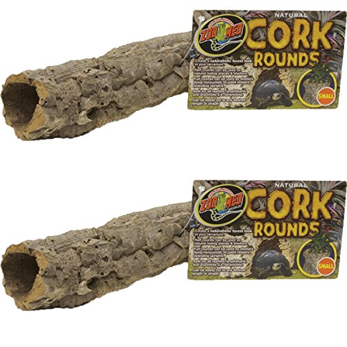 Zoo Med Natural Cork Bark Round, Small (2 Pack)
