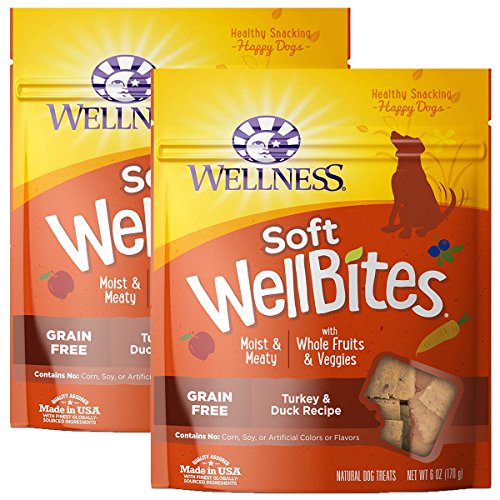 Wellness Natural WellBites Soft Dog Treats (Turkey & Duck, 12-Ounce)