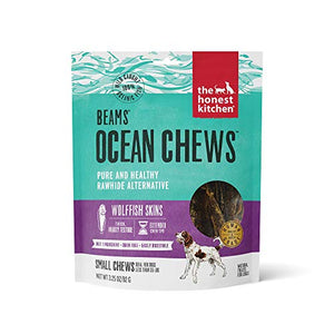 The Honest Kitchen Beams Grain-Free Dog Chew Treats - Natural Human Grade Dehydrated Fish Skins