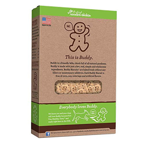 Buddy Biscuits, Oven-Baked, Grain-Free Crunchy Treats for Dogs