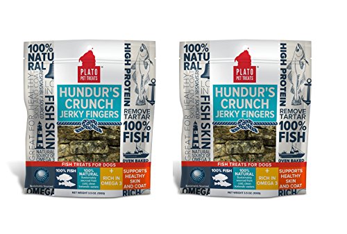 Plato Dog Treats Â HundurÂS Crunch Jerky Fingers Â 3.5 Oz (2 Pack)