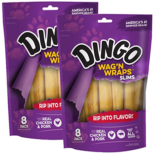 Dingo Wag N Wraps-Vp 8 count, 9.75 oz ( Pack of 2 )