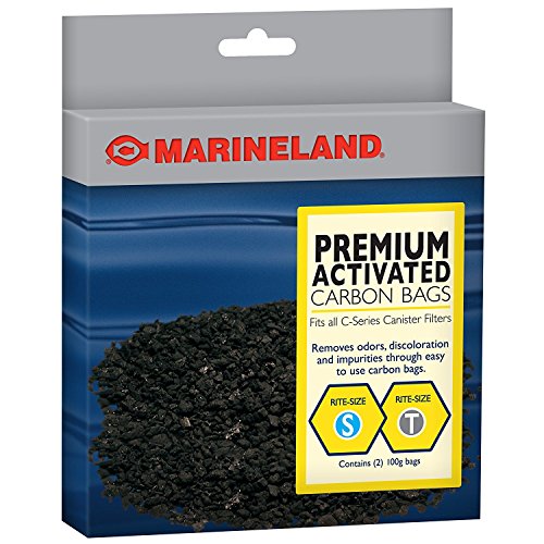 Marineland PA11485 Canister Filter Carbon Bags, 4-Pack