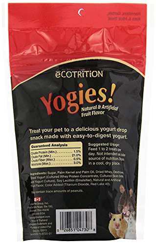 eCOTRITION Yogies for Hamsters/Gerbils/Rats, 7 Ounce