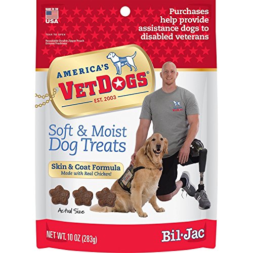 Bil-Jac VetDogs Skin & Coat Soft Treats 10 oz