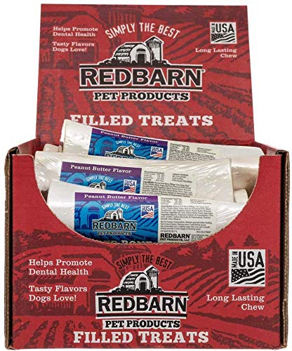 Redbarn Filled Bone Peanut Butter Large (Pack of 2)