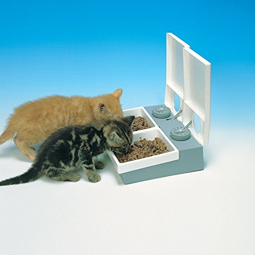 Cat mate c20 2 bowl pet feeder with outlet ice pack