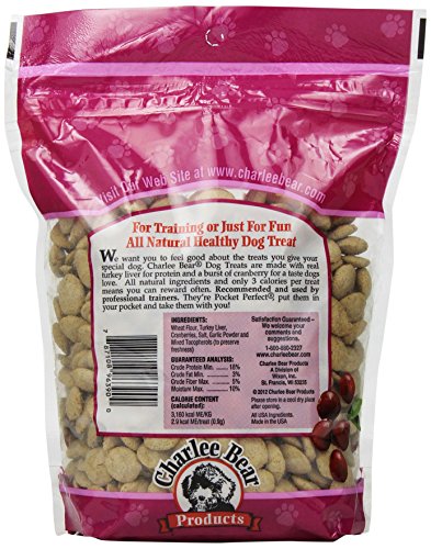 Charlee Bear Dog Treat, 16-Ounce, Liver/Cran