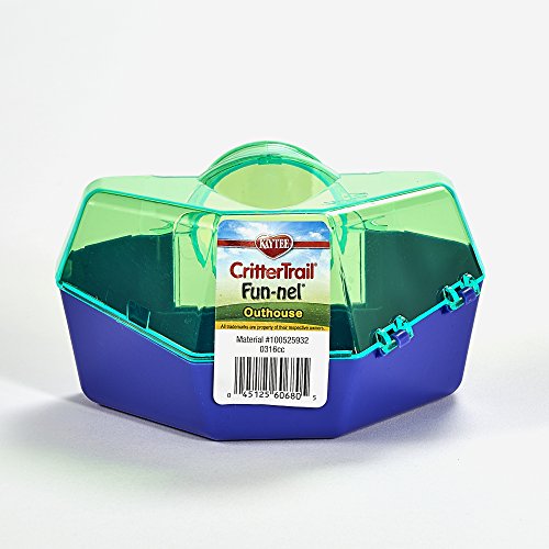 Kaytee CritterTrail Add-On Hideout Outhouse, Assorted Colors