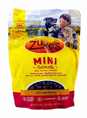Zuke's Mini Naturals Dog Treats, Chicken 16oz (Pack of 3)