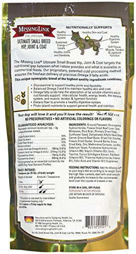 The Missing Link Ultimate Small Breed Hip, Joint and Coat 8 Ounce