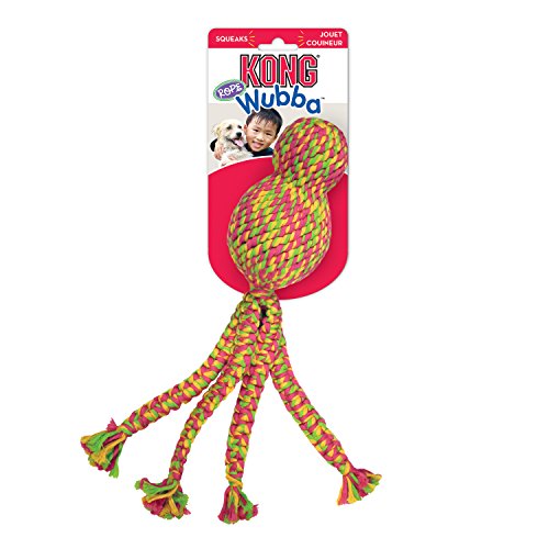 KONG Wubba W/Rope Dog Toy, X-Large, Colors Vary
