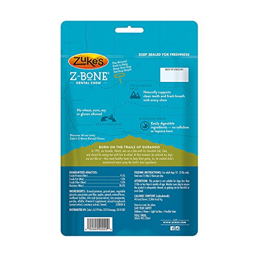 Zuke's Z-Bone Dental Chew Dog Treats