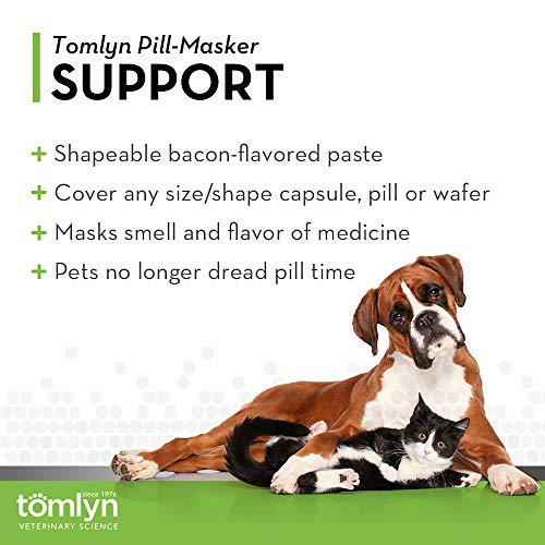 TOMLYN Pill-Masker Bacon-Flavored Paste for Cats, 4oz