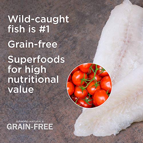 Diamond Naturals Grain Free Real Meat Recipe Premium Dry Dog Food with Real Fish 5lb