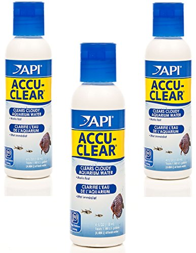(3 Pack) API Accu-Clear Water Clarifier 8-Ounces Each